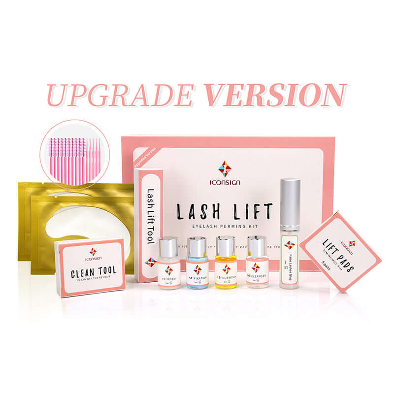 Lash Lift Kit — At-Home Eyelash Perm & Curl Set (10-Piece, ICONSIGN)